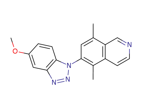 5-Methoxy-1-(5,8-Dimethylisoquinolin-6-yl)-1H-benzotriazole