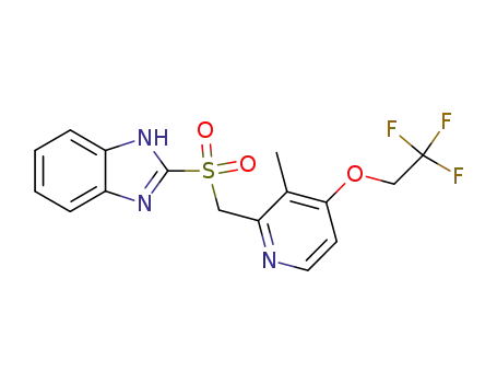Molecular Structure of 131926-99-3 (LANSOPRAZOLE SULFONE)