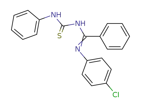 N-<N-(p-chlorophenyl)benzimidoyl>thiourea