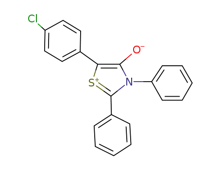 5-(4-chloro-phenyl)-4-oxo-2,3-diphenyl-4,5-dihydro-thiazolium betaine
