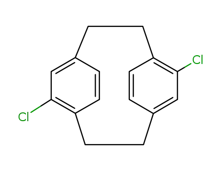 Molecular Structure of 10366-05-9 (Dichloro[2,2]paracyclophane)