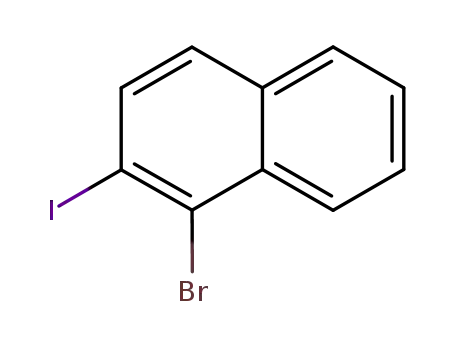 Molecular Structure of 90948-03-1 (1-Bromo-2-iodonaphthalene)