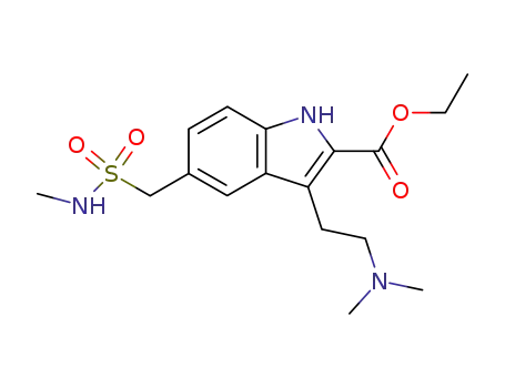 3-[2-(dimethylamino)ethyl]-2-ethoxycarbonyl-N-methyl-1H-indole-5-methanesulfonamide