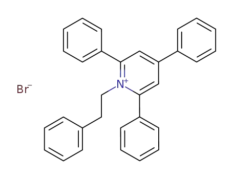 Molecular Structure of 71017-65-7 (1-Phenethyl-2,4,6-triphenyl-pyridinium; bromide)