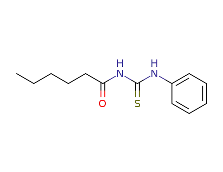 Molecular Structure of 21257-55-6 (Hexanamide, N-[(phenylamino)thioxomethyl]-)