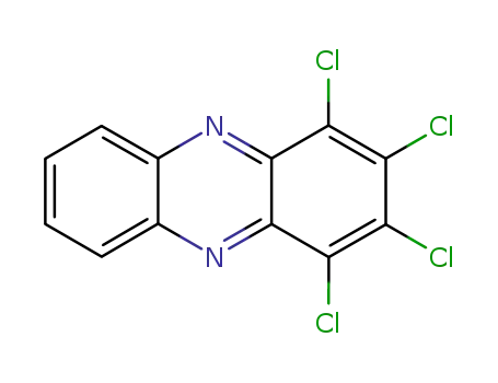 Molecular Structure of 22213-14-5 (1,2,3,4-tetrachloro-phenazine)