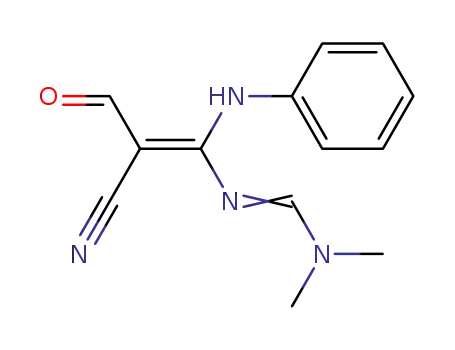 Methanimidamide,
N'-[2-cyano-3-oxo-1-(phenylamino)-1-propenyl]-N,N-dimethyl-