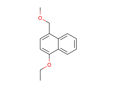 Molecular Structure of 123674-50-0 (Naphthalene, 1-ethoxy-4-(methoxymethyl)- (9CI))