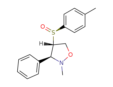 (3S,4S)-2-Methyl-3-phenyl-4-((R)-toluene-4-sulfinyl)-isoxazolidine