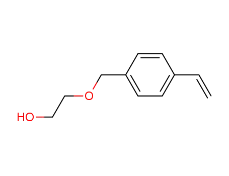 Molecular Structure of 91970-02-4 (Ethanol, 2-[(4-ethenylphenyl)methoxy]-)