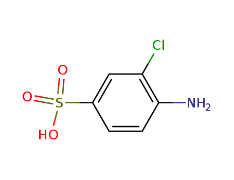 Molecular Structure of 98-35-1 (4-Amino-3-chlorobenzenesulfonic acid)