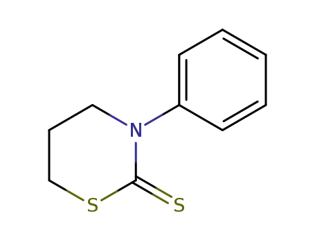 Molecular Structure of 78556-07-7 (3-phenyl-1,3-thiazinane-2-thione)