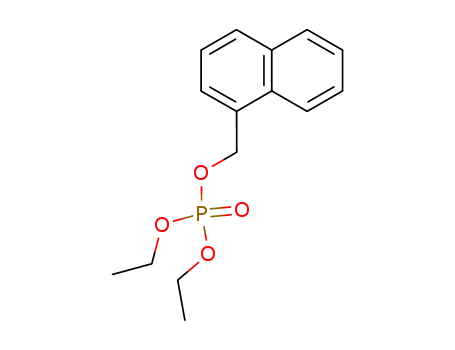 Molecular Structure of 64050-53-9 (Phosphoric acid diethyl(1-naphtylmethyl) ester)