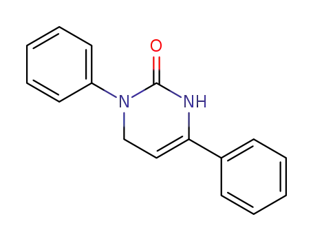 Molecular Structure of 34954-19-3 (2-Oxo-3,6-diphenyl-1,2,3,4-tetrahydropyrimidine)