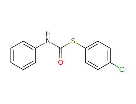 Molecular Structure of 64651-83-8 (S-(4-chlorophenyl) phenylcarbamothioate)