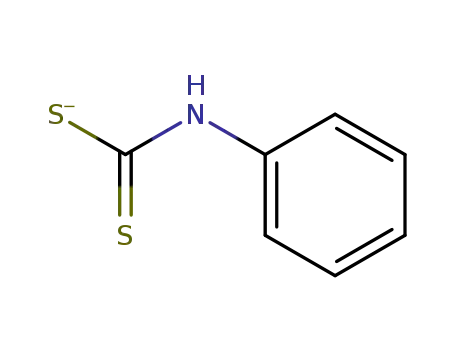 Molecular Structure of 22296-13-5 (aniline dithiocarbamate<sup>(1-)</sup>)
