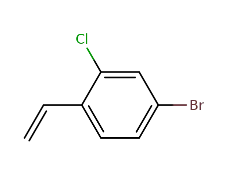 Molecular Structure of 943742-24-3 (4-Bromo-2-chloro-1-ethenyl-benzene)