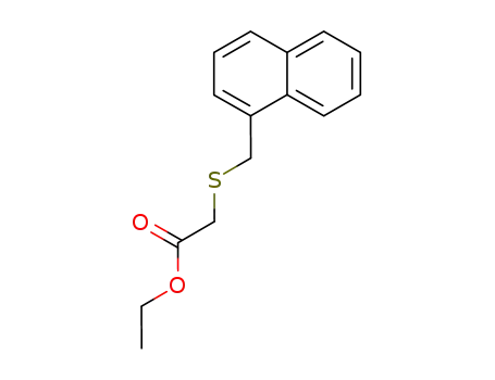 Molecular Structure of 5254-91-1 (α-Naphthylmethylenthioessigsaeureethylester)
