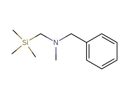 Molecular Structure of 51951-99-6 (Benzenemethanamine, N-methyl-N-[(trimethylsilyl)methyl]-)