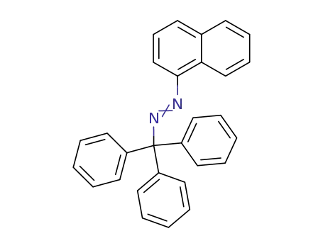 Molecular Structure of 24760-08-5 ([1]naphthyl-trityl-diazene)