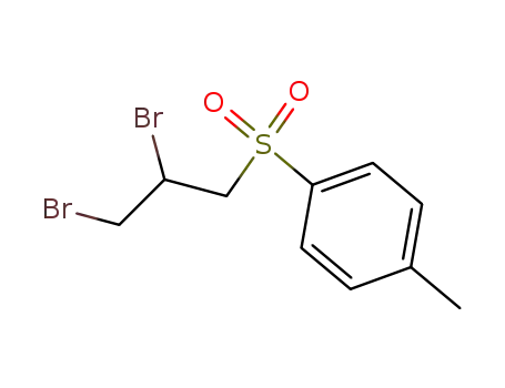 Molecular Structure of 136932-93-9 (Benzene, 1-[(2,3-dibromopropyl)sulfonyl]-4-methyl-)