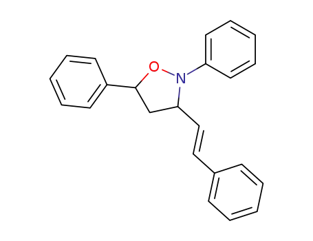 Isoxazolidine, 2,5-diphenyl-3-(2-phenylethenyl)-
