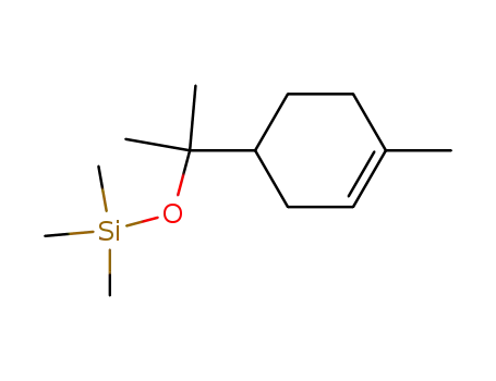 Molecular Structure of 90934-33-1 (Silane, trimethyl[1-methyl-1-(4-methyl-3-cyclohexen-1-yl)ethoxy]-)