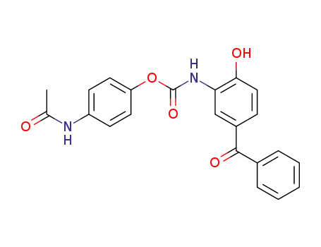 4-acetamidophenyl N-(5-benzoyl-2-hydroxyphenyl)carbamate