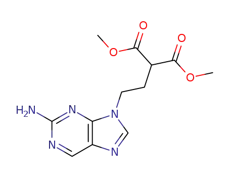 Dimethyl 2-[2-(2-aminopurin-9-yl)ethyl]propanedioate