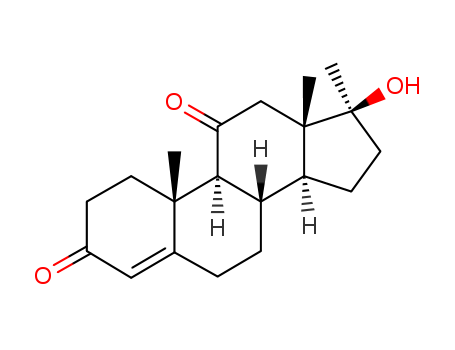 Androst-4-ene-3,11-dione,17-hydroxy-17-methyl-, (17b)- (9CI)