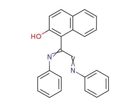 Molecular Structure of 872277-05-9 (1-(1,2-bis-phenylimino-ethyl)-[2]naphthol)