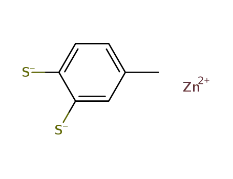 Molecular Structure of 29726-21-4 (TOLUENE-3,4-DITHIOLATO ZINC)