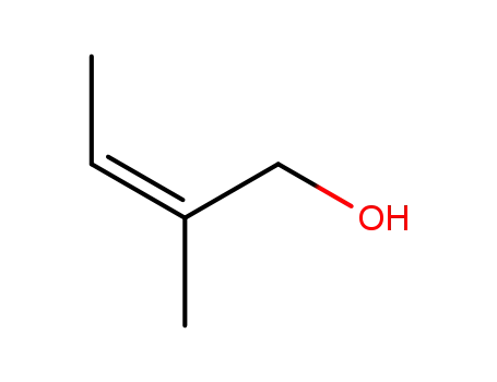 Molecular Structure of 19319-26-7 (2-Buten-1-ol, 2-methyl-, (Z)-)