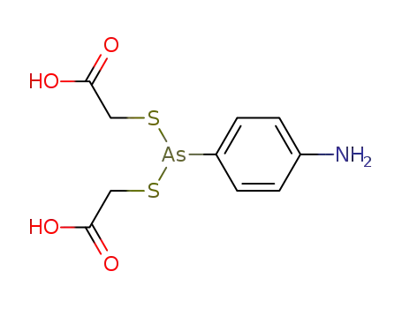 Molecular Structure of 31253-24-4 ([(4-amino-phenyl)-arsanediyldimercapto]-di-acetic acid)