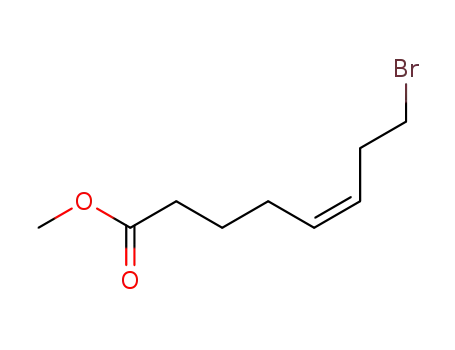 Molecular Structure of 85924-40-9 (5-Octenoic acid, 8-bromo-, methyl ester, (Z)-)