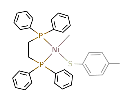 methyl(4-methyl-benzenethiolato){1,2-bis(diphenylphosphino)ethane}nickel