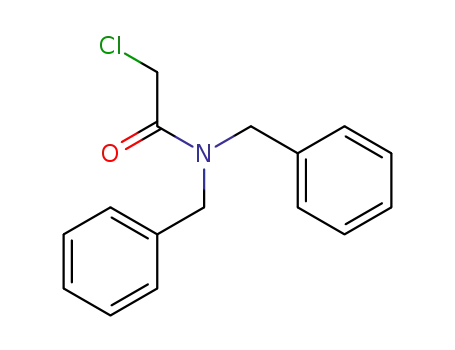 Molecular Structure of 2567-51-3 (N,N-Dibenzyl-2-chloro-acetamide)