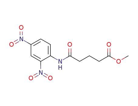 Molecular Structure of 1221157-09-0 (4-(2,4-dinitrophenylcarbamoyl)butyric acid methyl ester)
