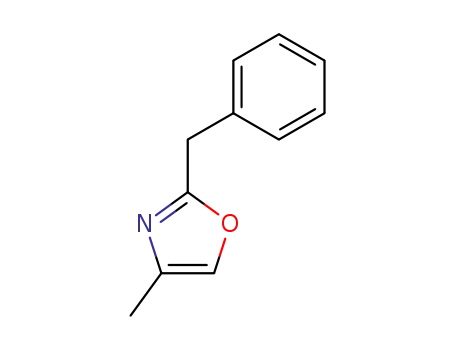 Molecular Structure of 39856-63-8 (2-benzyl-4-methyl-oxazole)