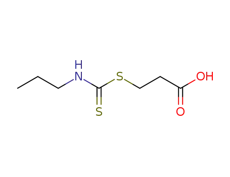 Molecular Structure of 7629-47-2 (S-acrylic acid-N-n-propyl dithiocarbamate)