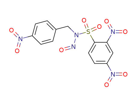 Benzenesulfonamide, 2,4-dinitro-N-[(4-nitrophenyl)methyl]-N-nitroso-