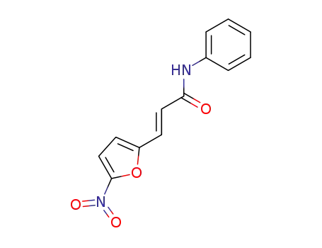 Molecular Structure of 89811-28-9 (3-(5-nitrofuran-2-yl)-N-phenylprop-2-enamide)