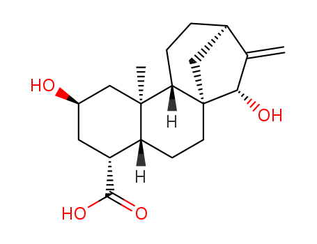 19-Norkaur-16-en-18-oicacid, 2,15-dihydroxy-, (2b,4a,15a)-