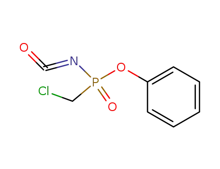 Molecular Structure of 178437-40-6 (Phosphonisocyanatidic acid, (chloromethyl)-, phenyl ester)