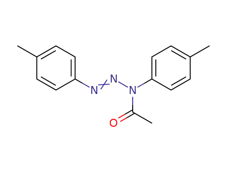 Molecular Structure of 37446-22-3 (1-Triazene, 3-acetyl-1,3-bis(4-methylphenyl)-)