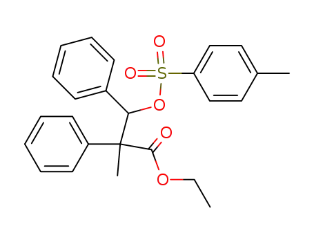 2-Methyl-2,3-diphenyl-3-(toluene-4-sulfonyloxy)-propionic acid ethyl ester
