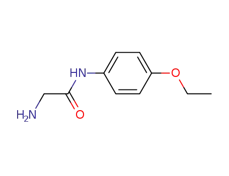 Molecular Structure of 103-97-9 (2-amino-N-(p-ethoxyphenyl)acetamide)