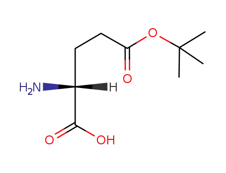 Molecular Structure of 45125-00-6 (H-D-GLU(OTBU)-OH)