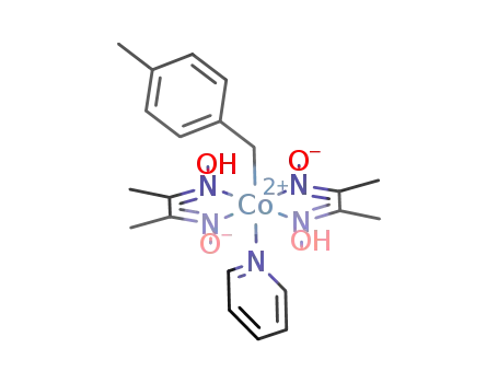 Molecular Structure of 36583-14-9 (para-methylbenzylbis(dimethylglyoximato)(pyridine)cobalt(III))