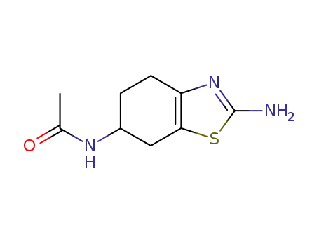 Molecular Structure of 104617-51-8 (6-Acetamido-2-amino-4,5,6,7-tetrahydrobenzothiazole)